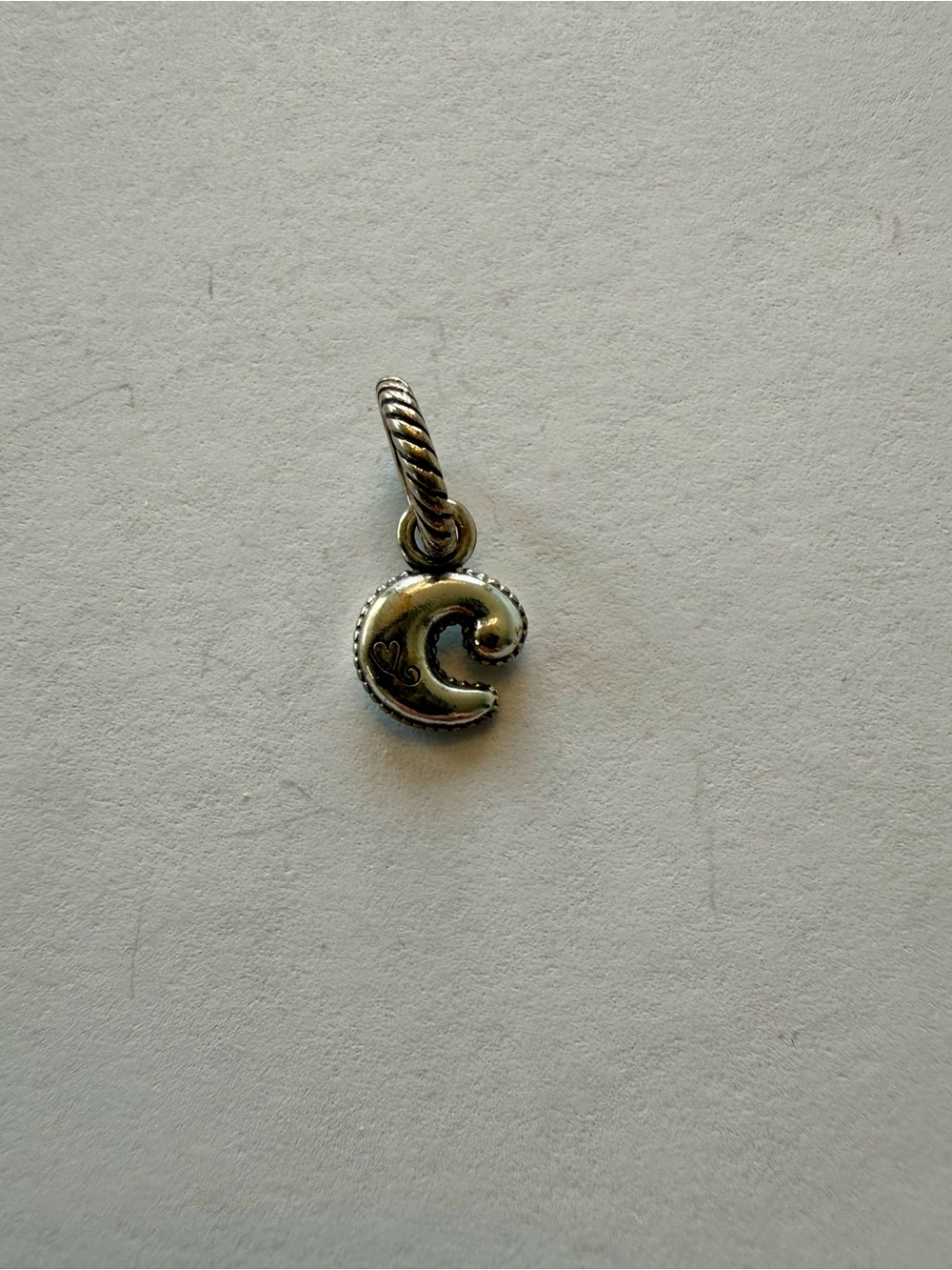 Brighton Silver ‘c’ Initial Charm